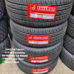 245/45ZR18 Fullrun Set of Tires Installed and Balanced Set de Llantas Nuevas Instaladas y Balanceadas