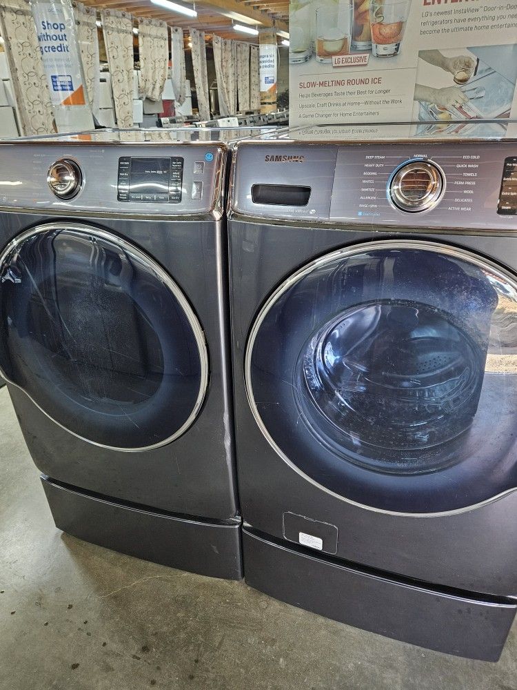 BLOW OUT SALE STORE FULL OF CERTIFIED GENTLY USED APPLIANCES WASHER DRYER FRIDGE STOVE OVEN STACKABLE FREE WARRANTY SAMSUNG GE WHIRLPOOL LG MAYTAG