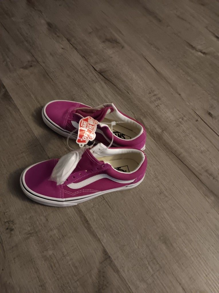 Magenta Vans