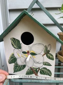 Vintage style wooden birdhouse