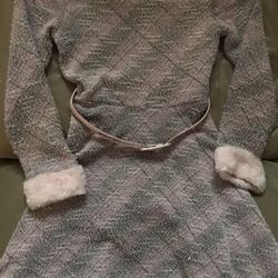 DRESS GIRLS BONNIE JEAN PINK HOLIDAY DRESS SZ 8