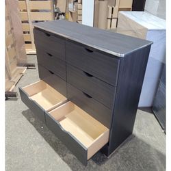8 drawers dresser with rails / Eigth drawers dresser with rails