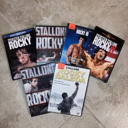 6 Rocky DVDs