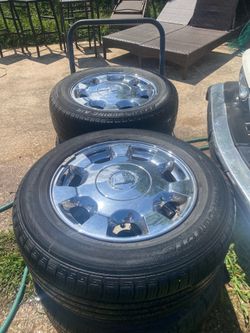17’ Chrome Rims and Tires