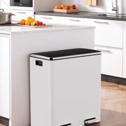 60L(16 Gal) Dual Trash Can