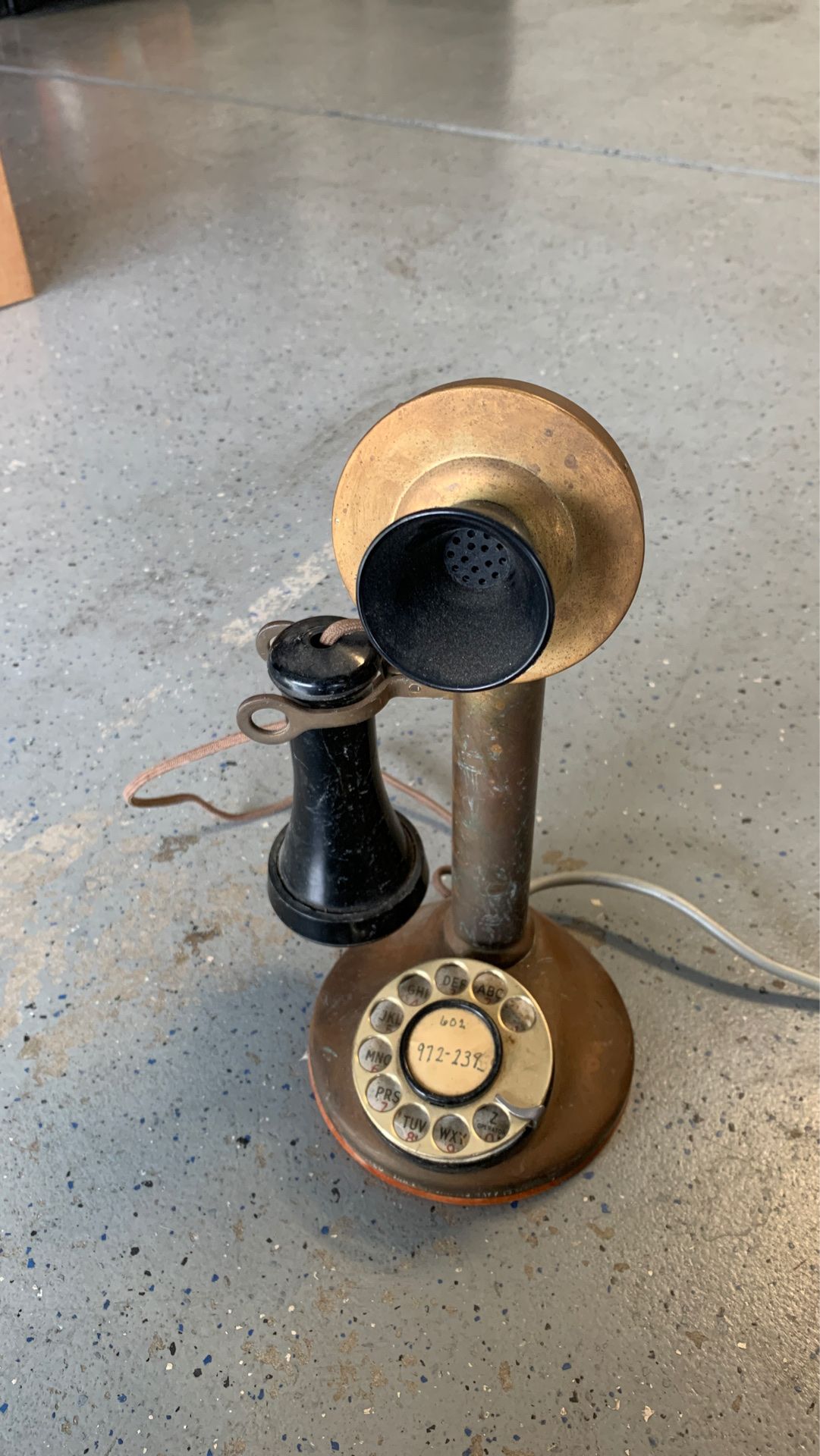 Retro Rotary Desk Phone