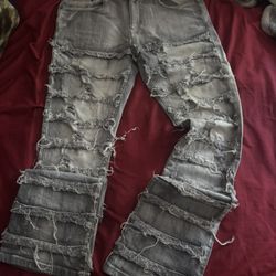 stack jeans