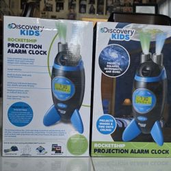 Rocketship Projection Alarm Clock 