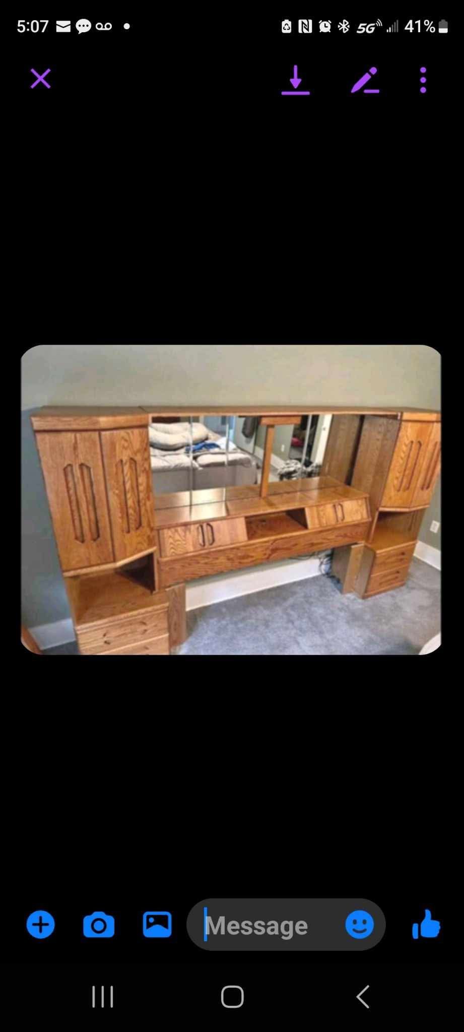 Headboard And Dresser