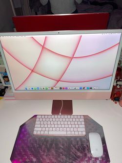Apple iMac 24-inch Pink All-in-One Desktop