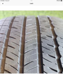 225 50R17 Michelin Pilot MXM4 Run Flat 85% Tread 7/32 94V SKU 27612 Grade A Tires.