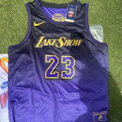 Black LeBron James Lakers Jersey 
