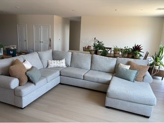 Living Spaces Large Sectional Couch