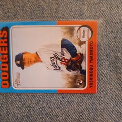 Yoshinobu Yamamoto Rookie Baseball Card
