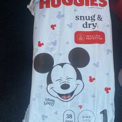 Huggies Size 1 Diapers 