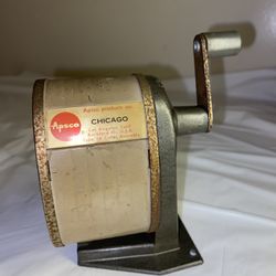 Vintage Apsco Chicago Pencil Sharpener Metal Cutter Assembly Single Type 2A