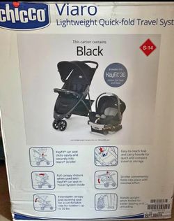 Chicco Viaro Stroller + Car seat 