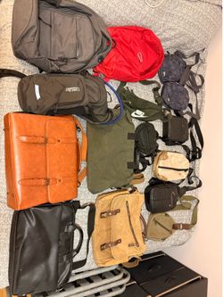 Various brands and style bags