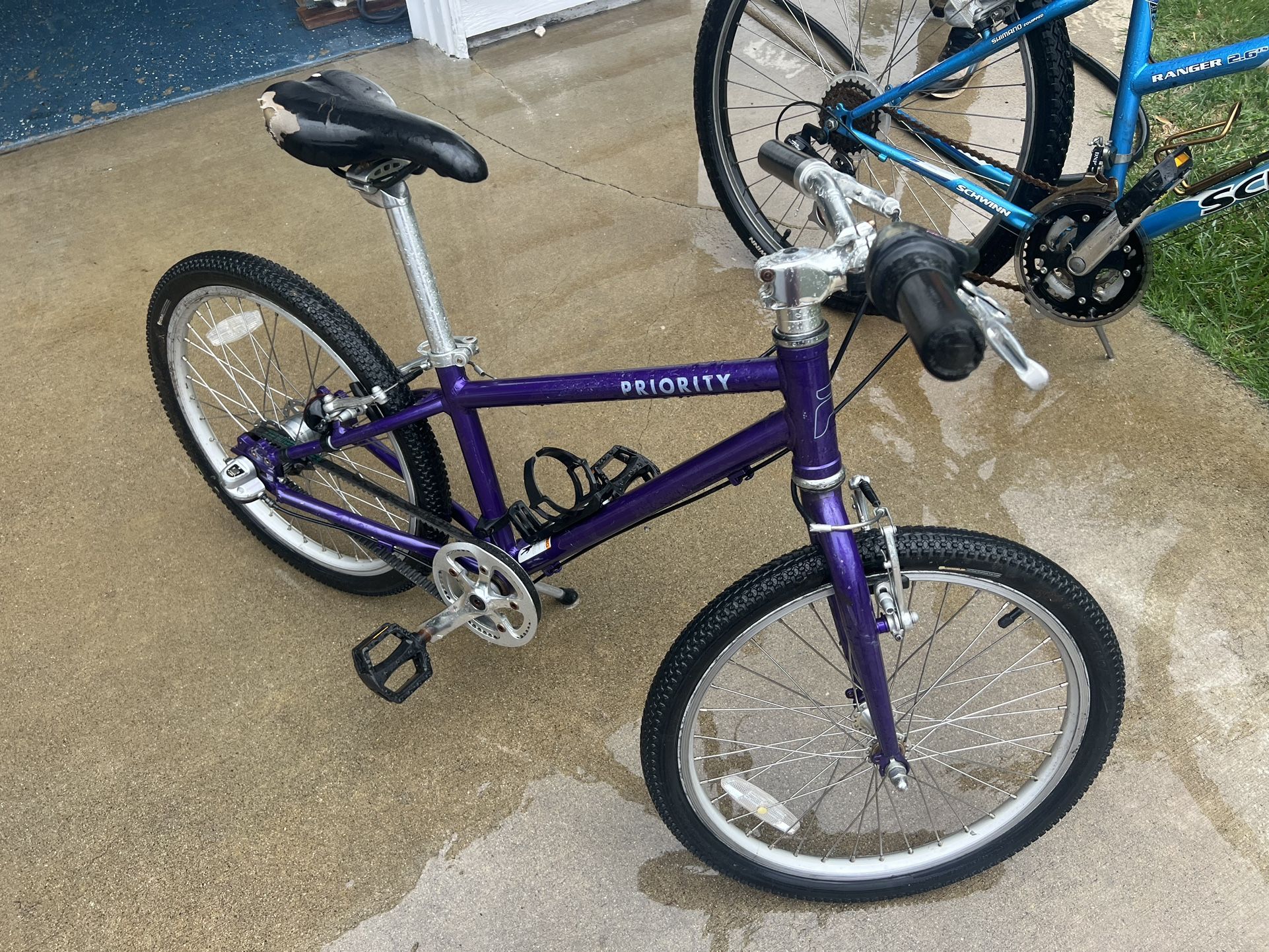 Priority Kids Bike – 20” Purple – Lightweight & Belt Drive