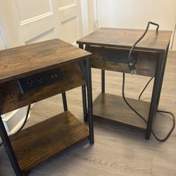 2 USB Nightstands 