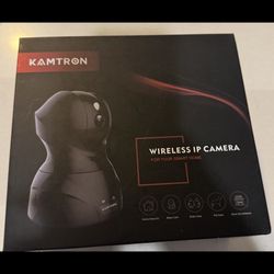 Kamtron Indoor Wireless Security Camera Night Vision. White WIRELESS IP