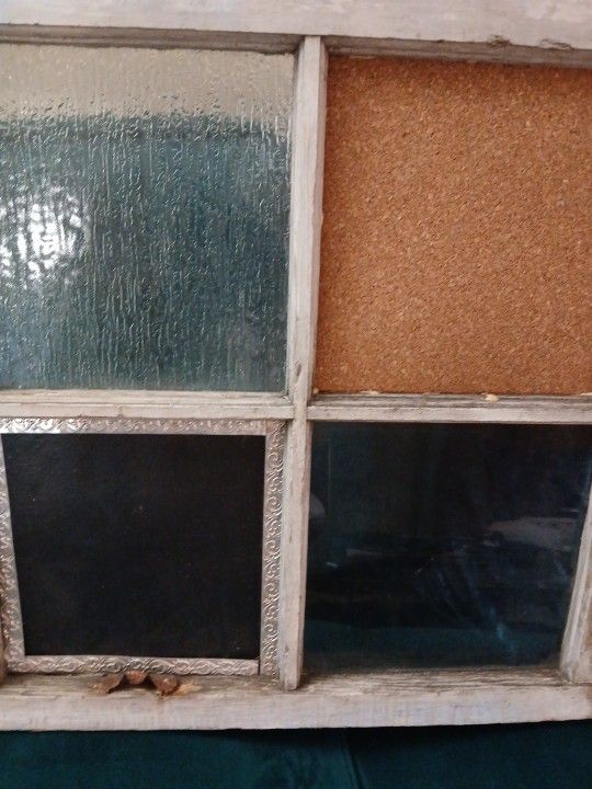 Corkboard Chalkboard Glass Window