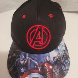 Boy’s Marvel Avengers Age Of Ultron (2015) Baseball Cap Hat SnapBack L-XL RARE