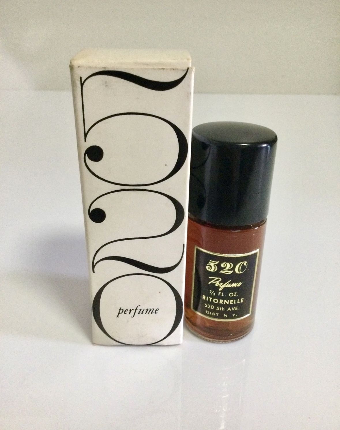 Vintage Rare 520 Perfume Splash By RITORNELLE 2/3 Fl Oz