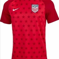 NIKE USA SOCCER FOOTBALL SQUAD TRAINING WORLD CUP JERSEY 893367-688 MENS SIZE MEDIUM