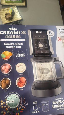 Ninja CREAMi XL Deluxe Ice Cream Maker