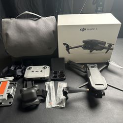 DJI Mavic 3 Drone (2 Lenses) with 1 Battery, 4 ND Filters, and Extras