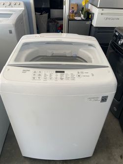 LG washer súper capacity