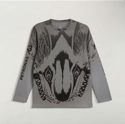 Adidas Y-3 AMG Wolf Grey Graphic Long sleeve Tee 