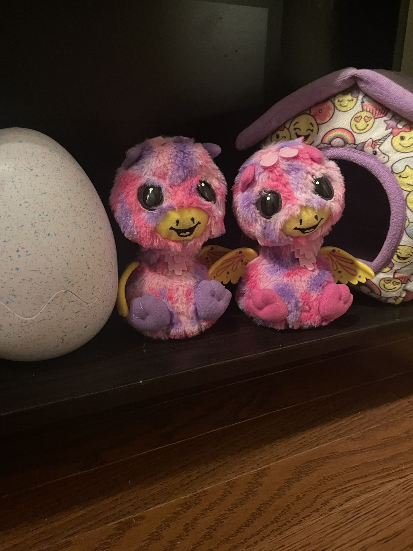 Hatchimal Twins Plus A House And a Decorative Egg 