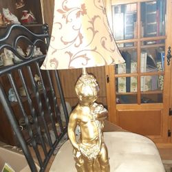 Vintage  Angelic Lamp