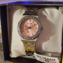 New Invicta Celestial Womens 33mm Stainless Steel Watch – Pretty Pink Dial (Never Worn)