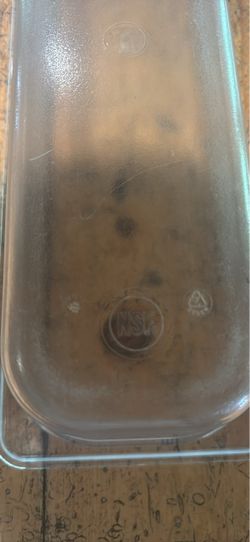 Genuine Cambro clear commercial food pans.