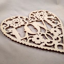 Wooden wedding hanging decoration