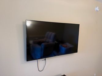ONN 50" 4K TV with wall mount