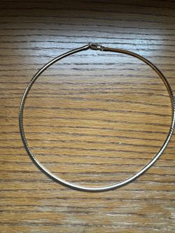 Gold-Tone Omega Chain Necklace