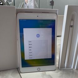 iPad mini 5th generation WiFi +5G and Apple Pencil