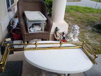 Vintage Fireplace Fender Or Desk Edge Guard