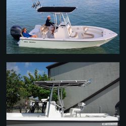 Boat T Top Posts And Chair Brand New 