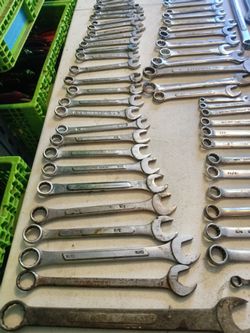 Wrench tools mix bundle metric and SAE 100 PCs