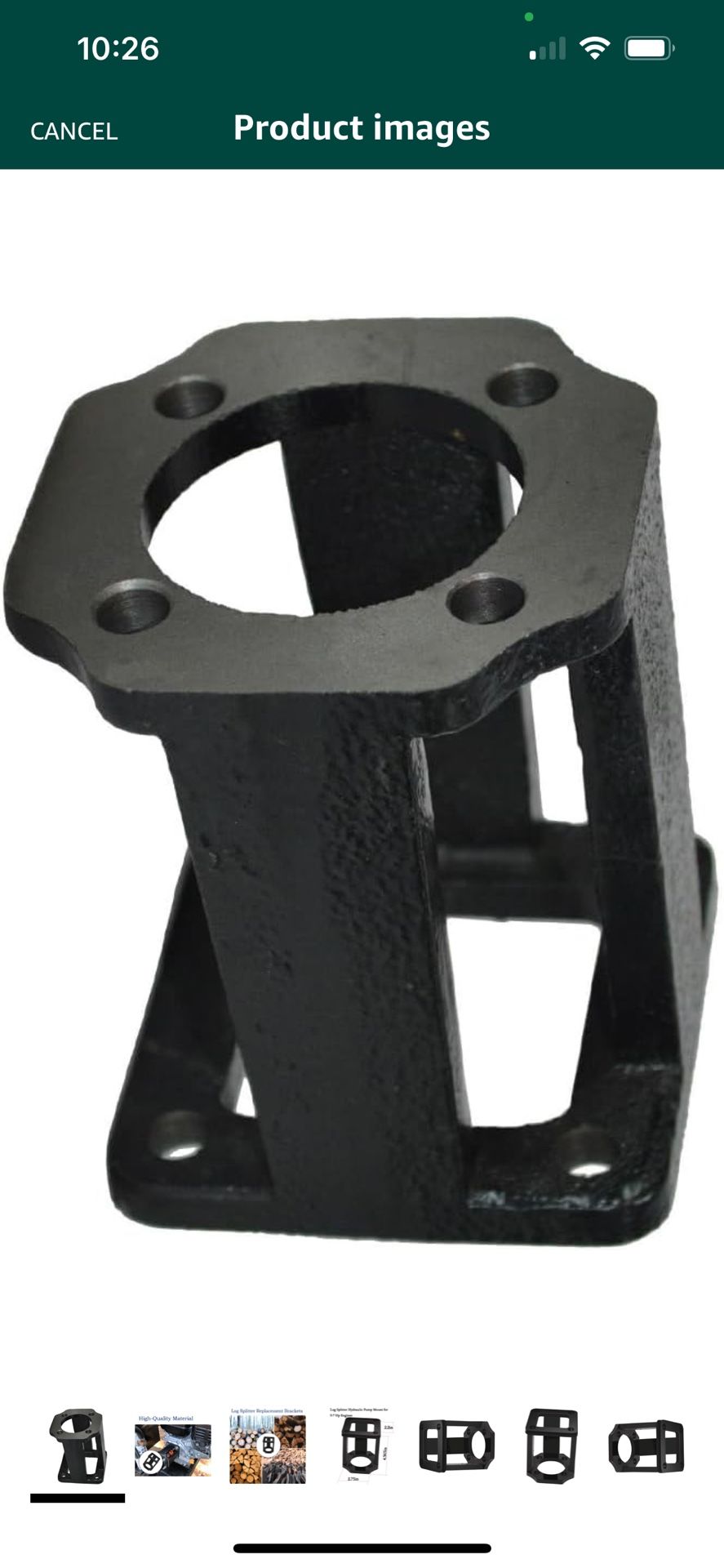 Log Splitter Replacement Brackets Log Splitter Hydraulic Pump Mount Compatible With 5-7 Hp Engines