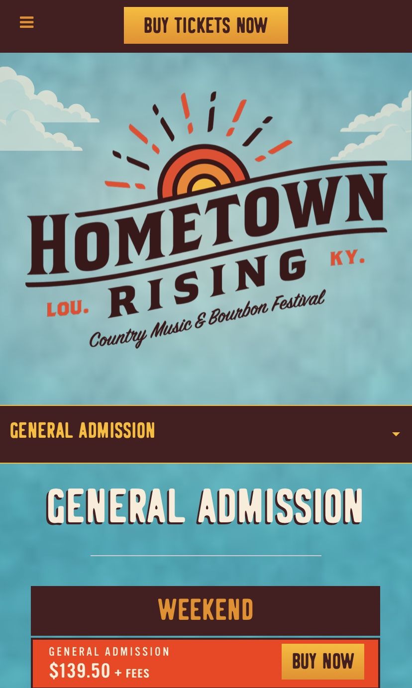 Hometown Rising Tickets