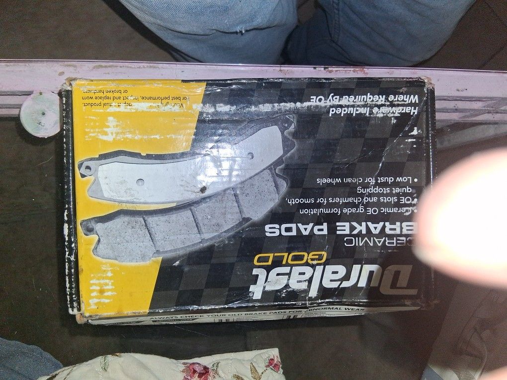 Ceramic Suralst Brake Pads For Most Honda Accords And A Few Other Vehicles.