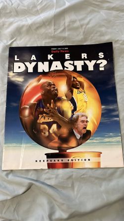 Lakers Shaquille O’Neal Kobe Bryant Phil Jackson dynasty magazine
