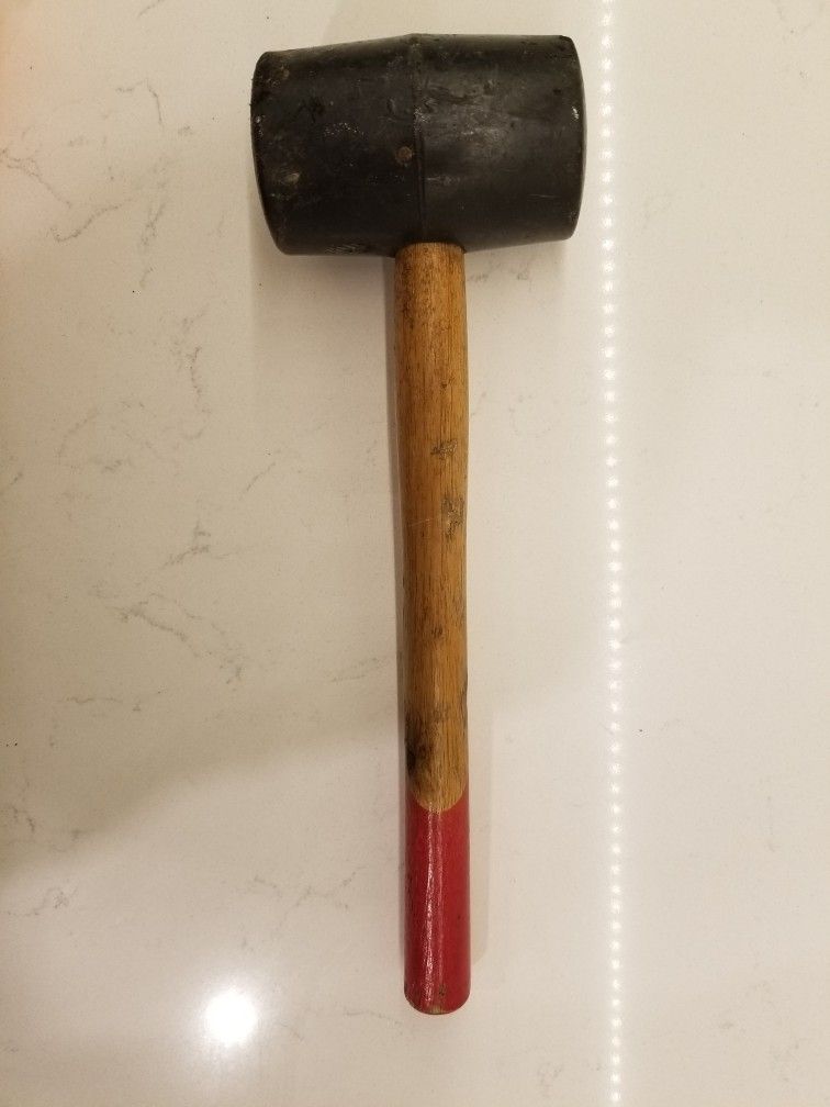 Vintage 10" Rubber Mallet