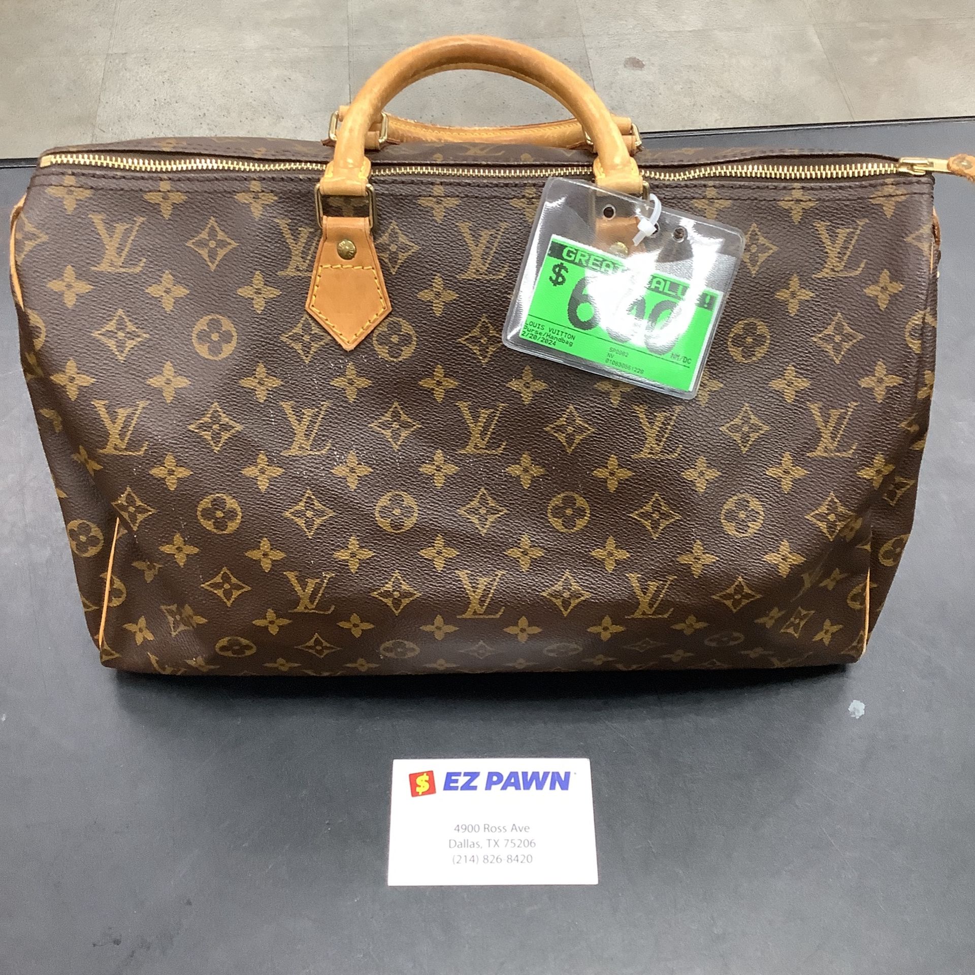 Louis Vuitton duffel bag
